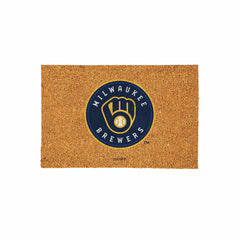 Milwaukee Brewers Large Full Color Coir Mat, 36"x24", MLB