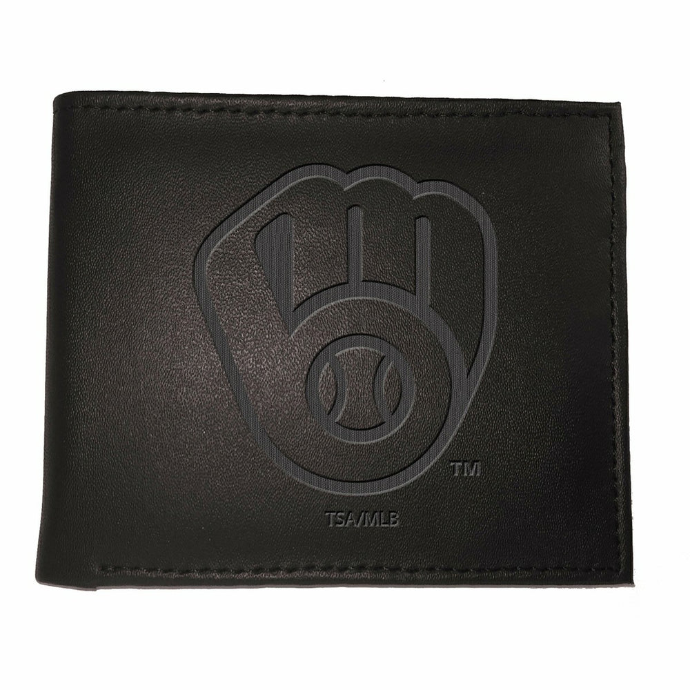 Milwaukee Brewers Bi-Fold Wallet Black, MLB, Home