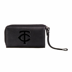 Minnesota Twins Wristlet Wallet Black, MLB, Home