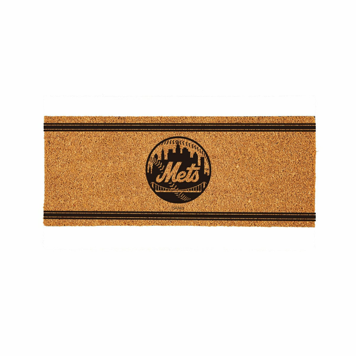 New York Mets Extra Large One Color Coir Mat, 60"x24", MLB