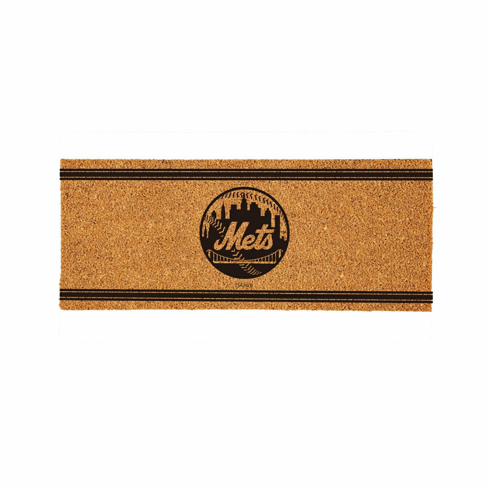New York Mets Extra Large One Color Coir Mat, 60"x24", MLB