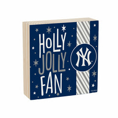 New York Yankees Block, Holiday, 6x6, MLB, Home