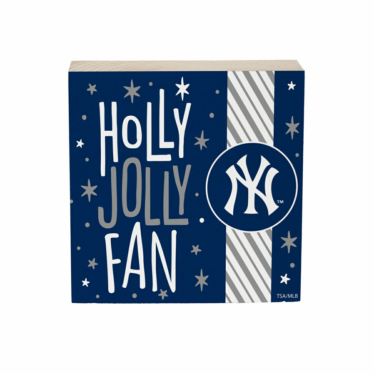 New York Yankees Block, Holiday, 6x6, MLB, Home