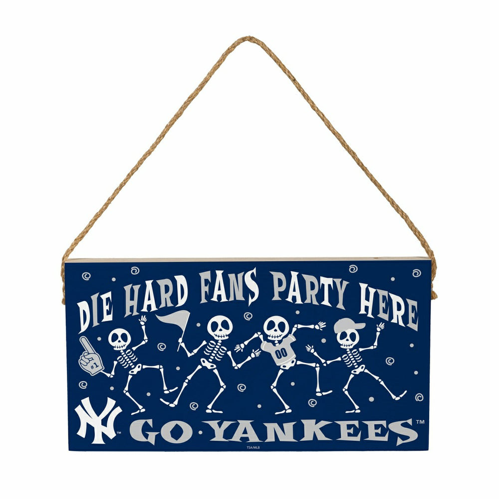 New York Yankees Halloween Wood Wall Sign, 6x11, MLB, Home