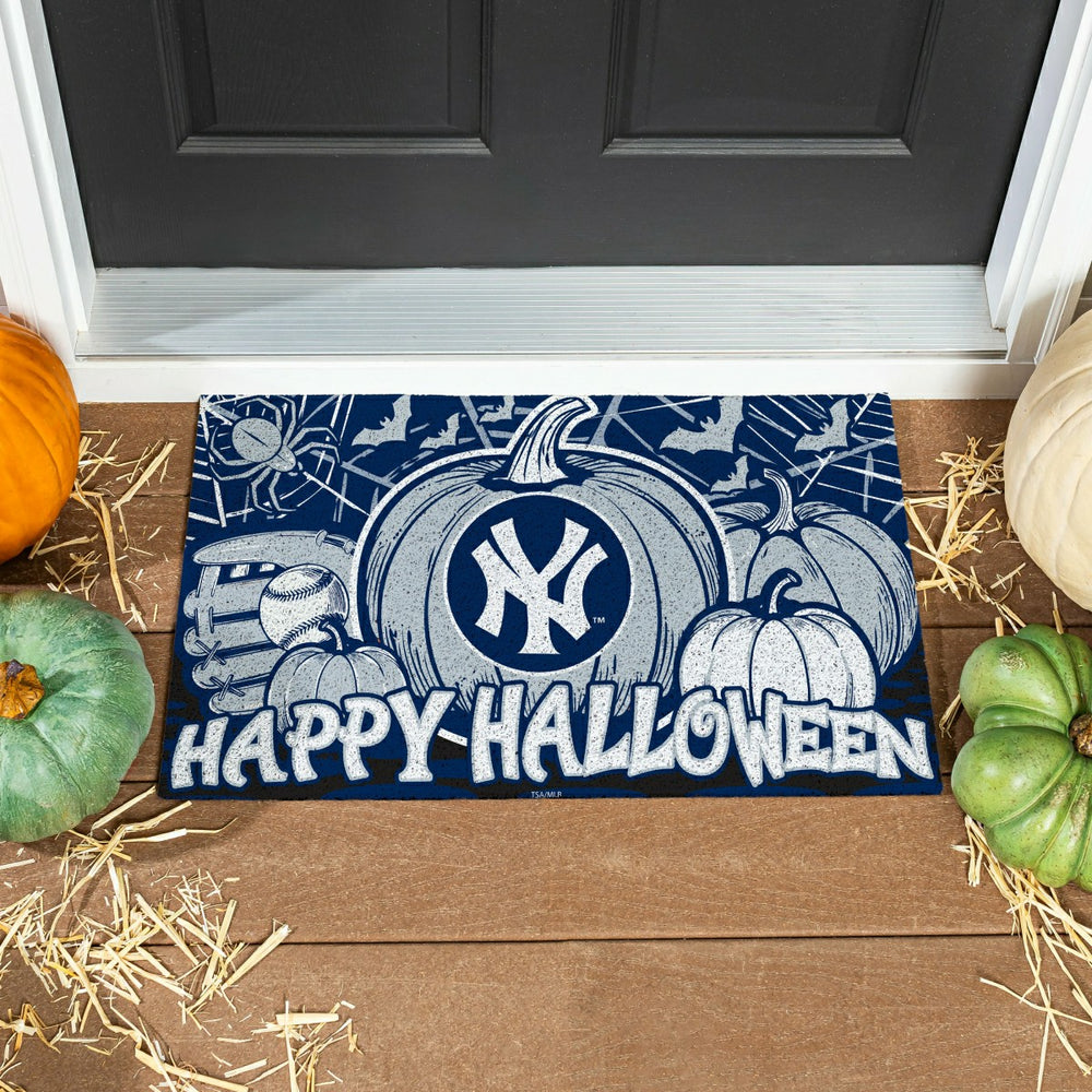 New York Yankees Halloween PVC Mat, 28"x16", MLB