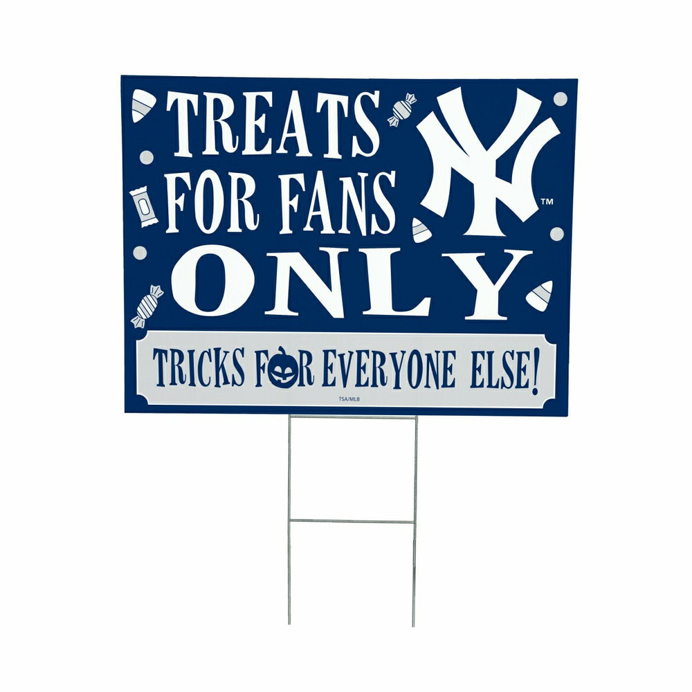 New York Yankees Yard Sign, Halloween Treats for Fans, MLB, Home
