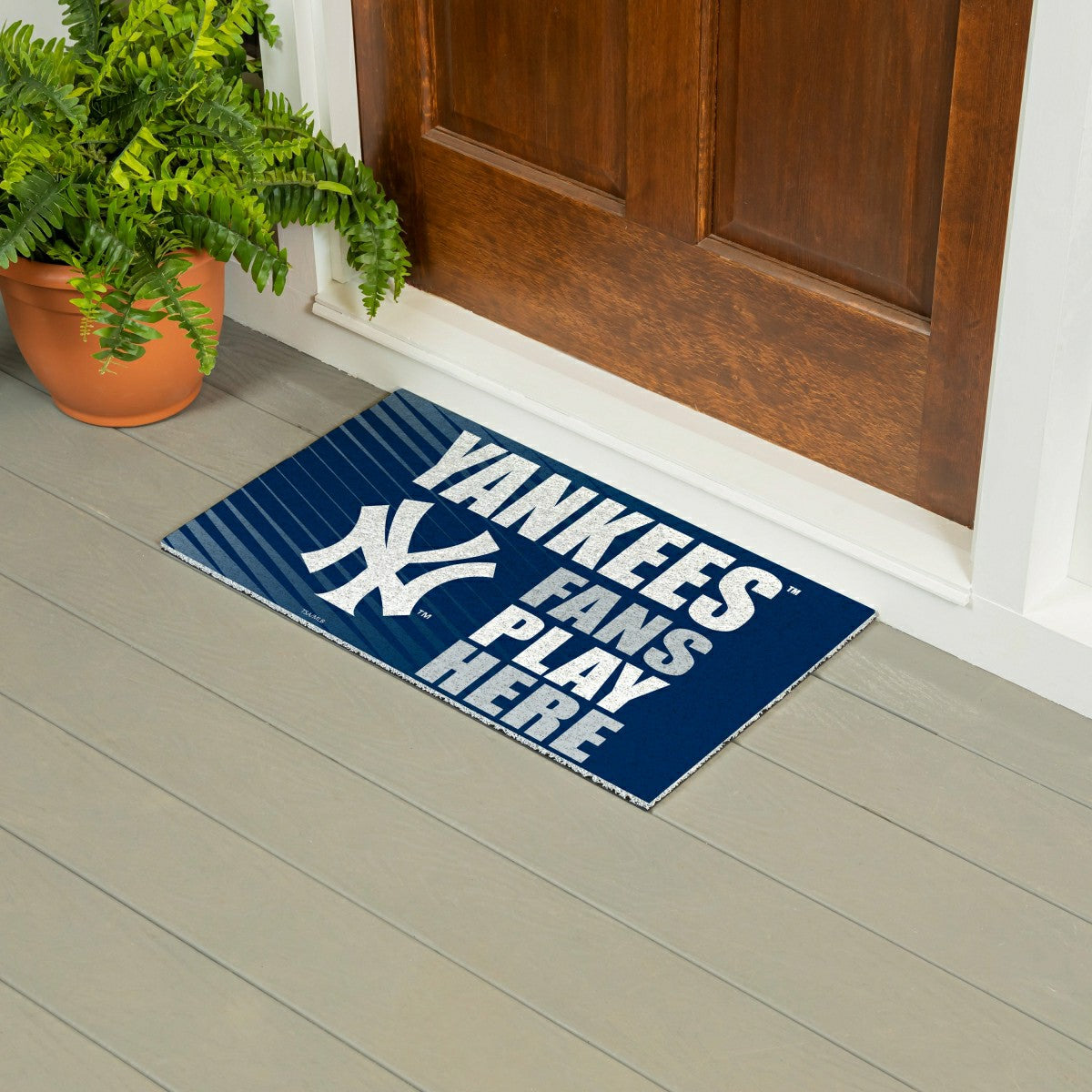 New York Yankees Fan Mat, 28"x16", MLB