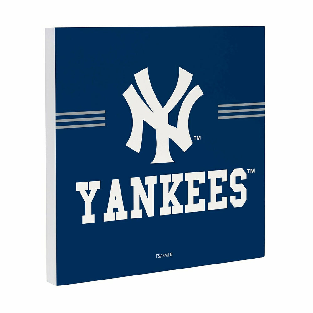 New York Yankees Wood Wall Sign, 12x12, MLB, Home