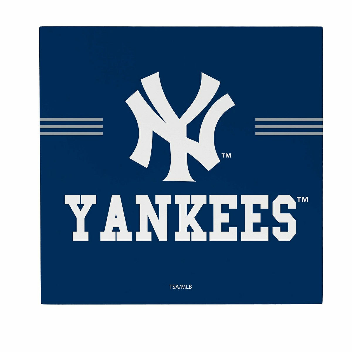 New York Yankees Wood Wall Sign, 12x12, MLB, Home