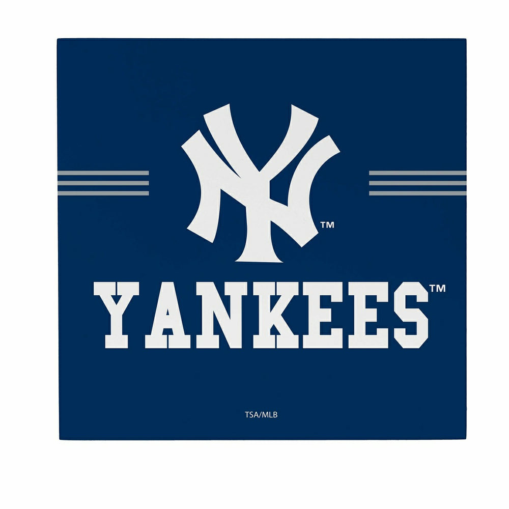 New York Yankees Wood Wall Sign, 12x12, MLB, Home