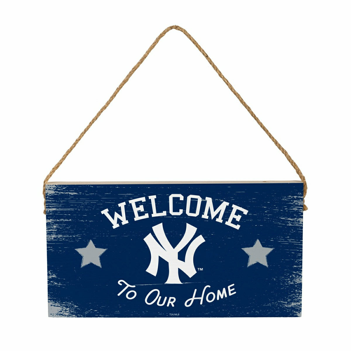 New York Yankees Wood Wall Sign, 6x11, MLB, Home