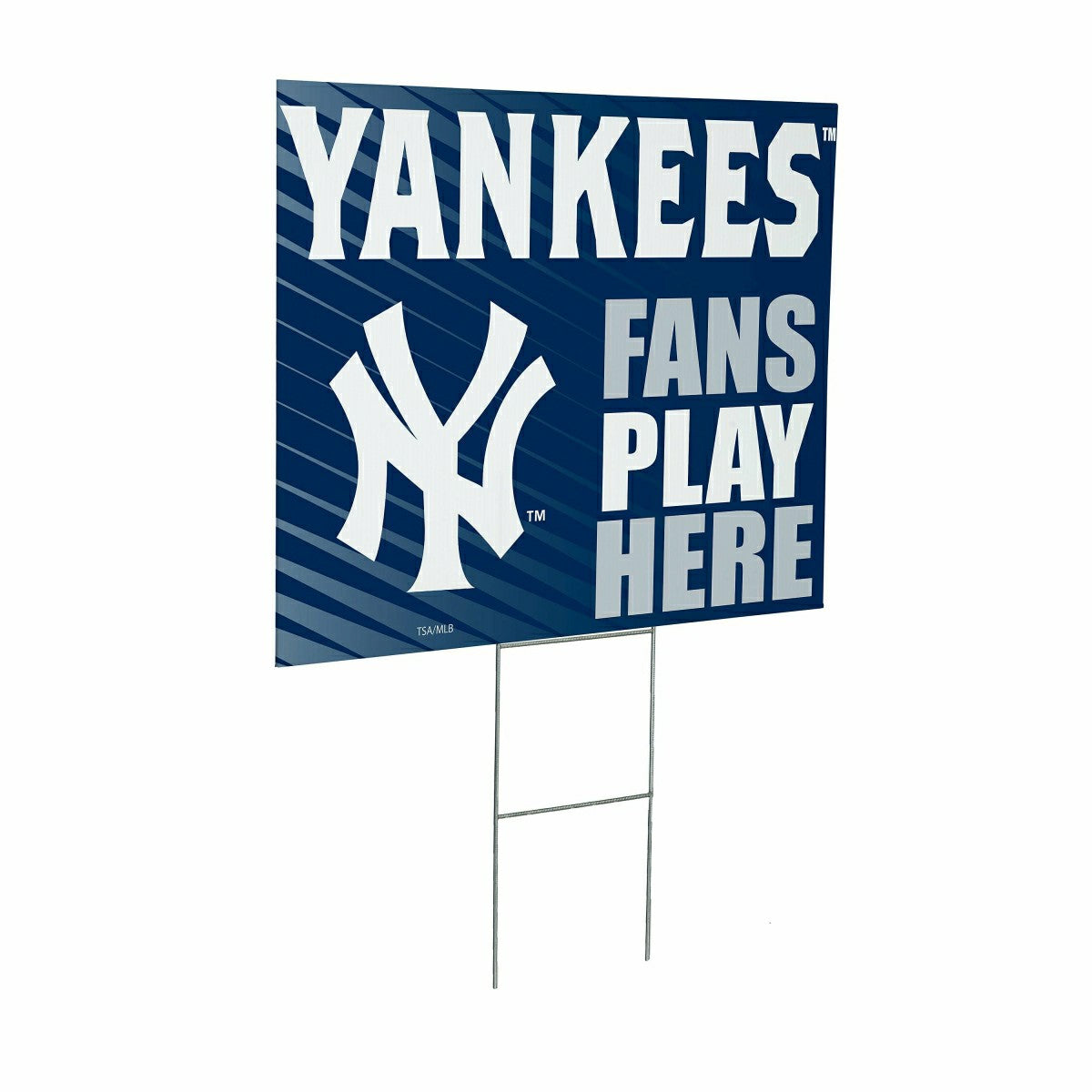 New York Yankees Coroplast Yard Sign "Fans Play Here", MLB, Home
