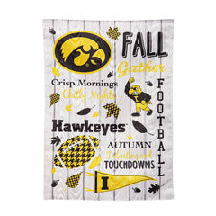 University of Iowa, Moire Flag, GDN, Fall Seasonal, Sale, Collegiate, Home