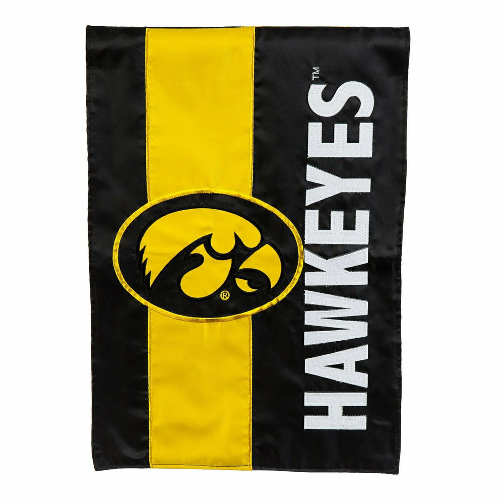 University of Iowa Embellished Garden Flag, Sale, Collegiate, Home