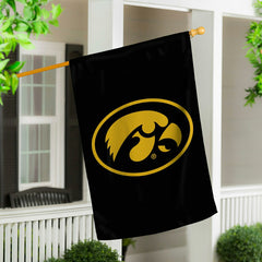 University of Iowa Applique House Flag, Sale, Collegiate, Home