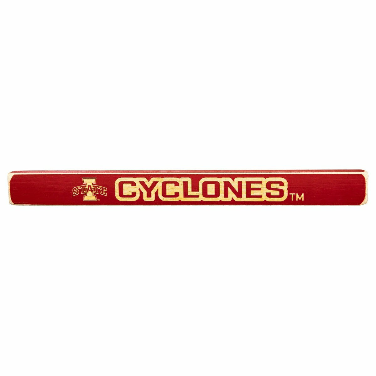 Iowa State University Engraved Wood Sign, 1.5" x 18", Sale, Collegiate, Home