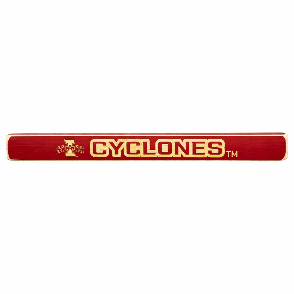 Iowa State University Engraved Wood Sign, 1.5" x 18", Sale, Collegiate, Home