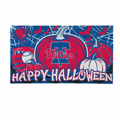 Philadelphia Phillies Halloween PVC Mat, 28"x16", MLB