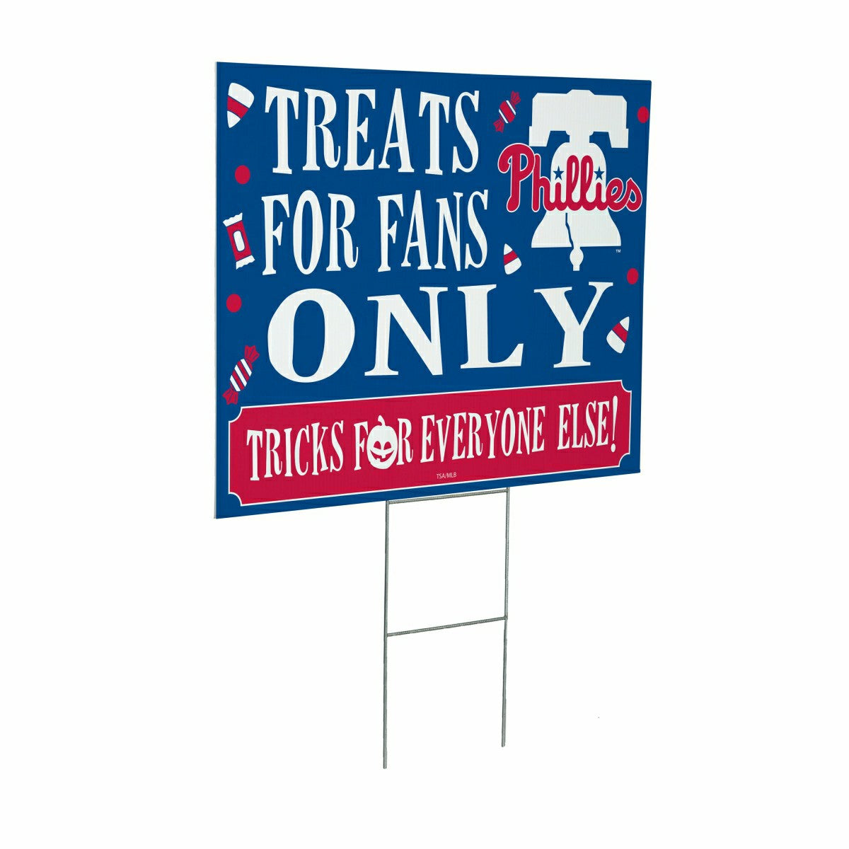Philadelphia Phillies Yard Sign, Halloween Treats for Fans, MLB, Home