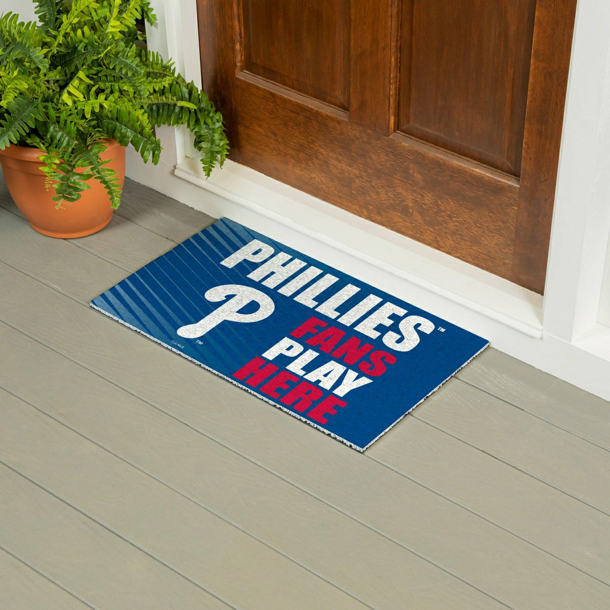 Philadelphia Phillies Fan Mat, 28"x16", MLB