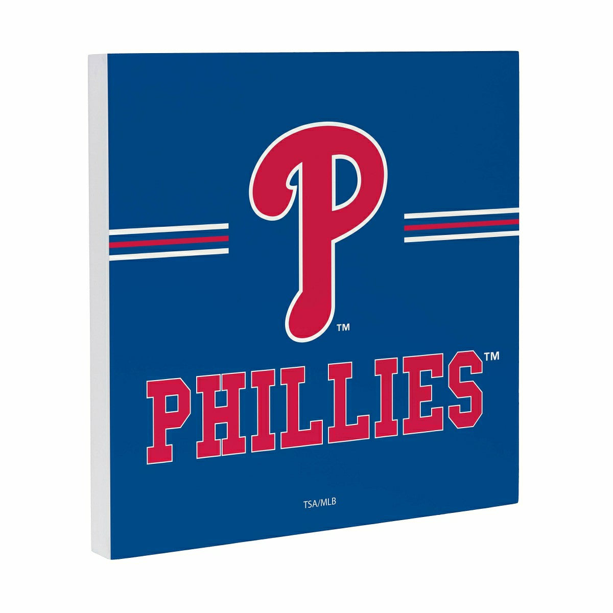 Philadelphia Phillies Wood Wall Sign, 12x12, MLB, Home