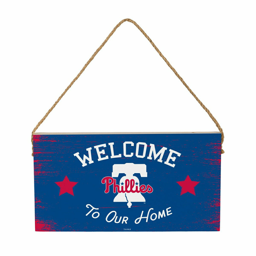 Philadelphia Phillies Wood Wall Sign, 6x11, MLB, Home