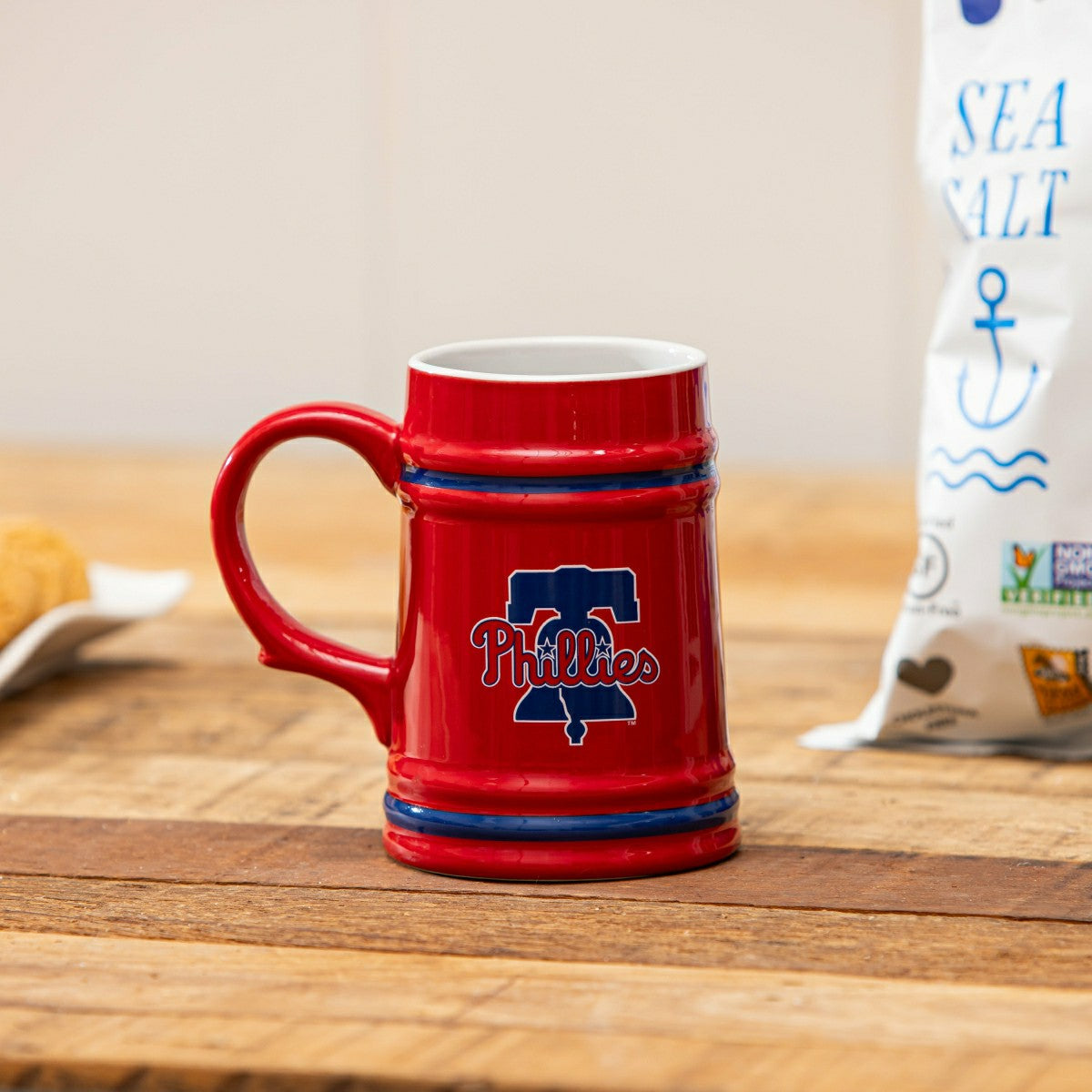 Philadelphia Phillies Ceramic Stein Cup, 24oz, MLB, Home
