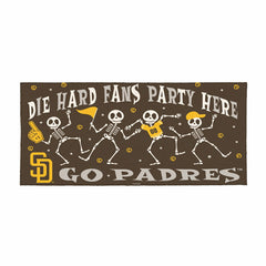 San Diego Padres Flocked Coir Halloween Sassafras Switch Mat, 22"x10", MLB