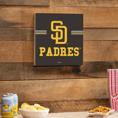 San Diego Padres Wood Wall Sign, 12x12, MLB, Home