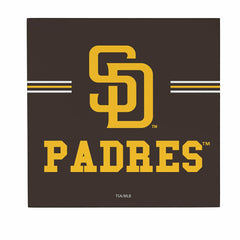San Diego Padres Wood Wall Sign, 12x12, MLB, Home