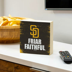 San Diego Padres Plock, Down Home Fans, 6x6, MLB, Home
