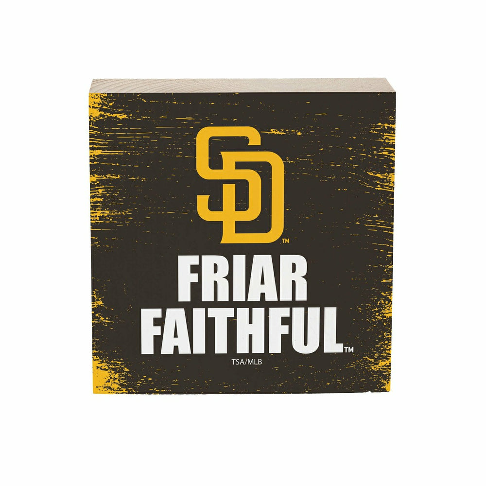 San Diego Padres Plock, Down Home Fans, 6x6, MLB, Home