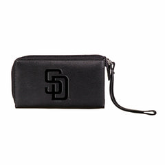 San Diego Padres Wristlet Wallet Black, MLB, Home