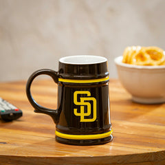 San Diego Padres Ceramic Stein Cup, 24oz, MLB, Home