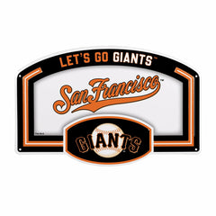 San Francisco Giants USA Embossed Steel Wall Sign, 11" x 17", MLB, Home