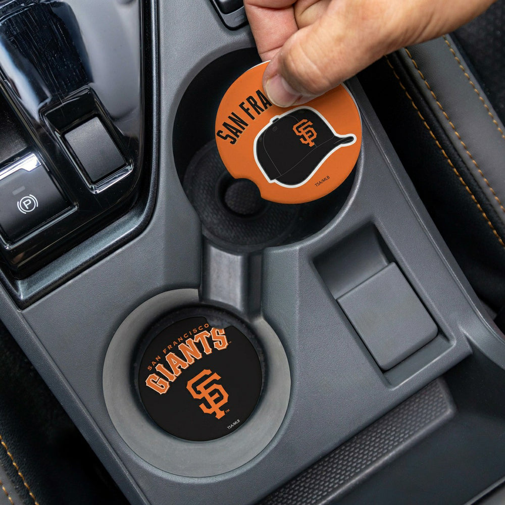 San Francisco Giants Car Coaster Set, 2pc, MLB, Home