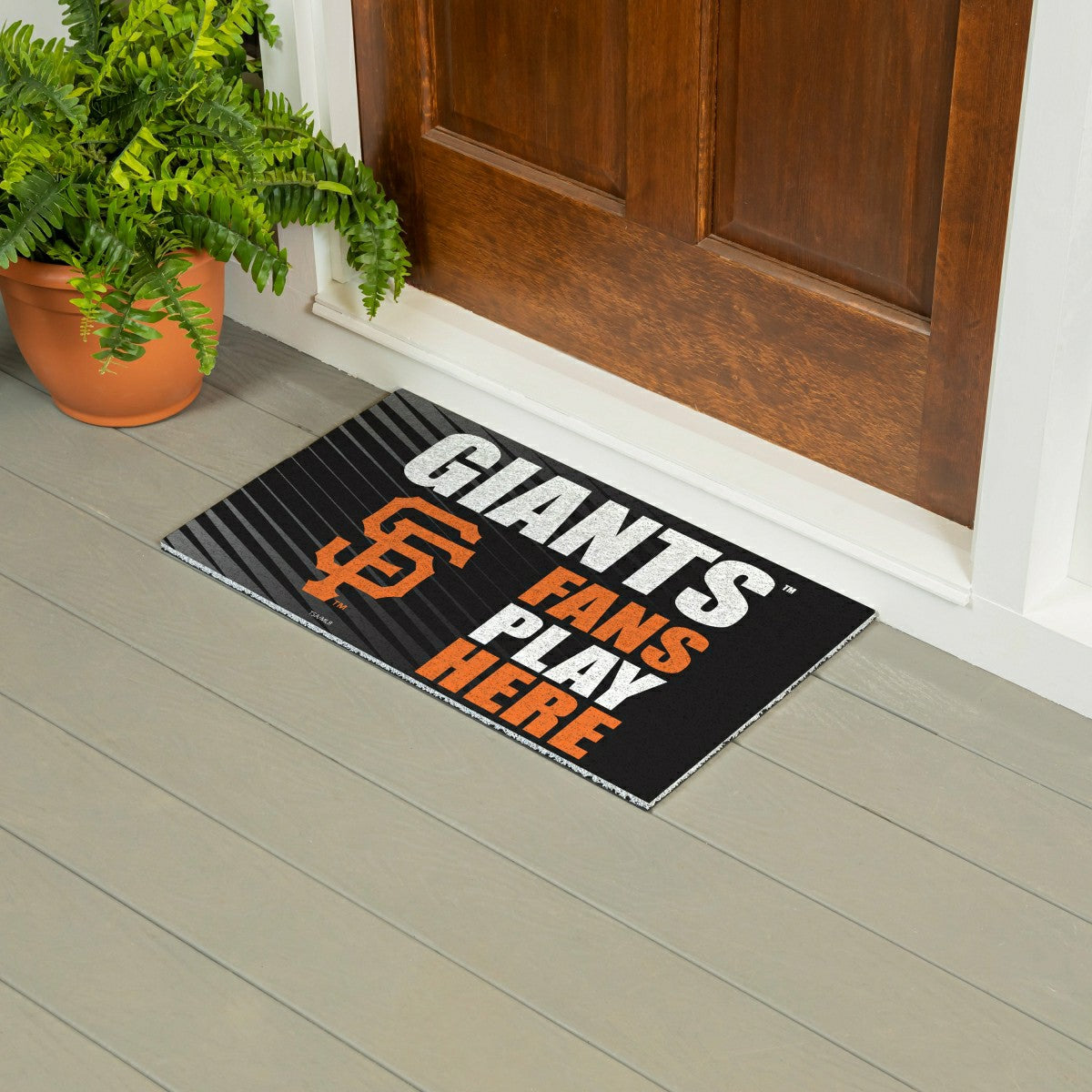 San Francisco Giants Fan Mat, 28"x16", MLB