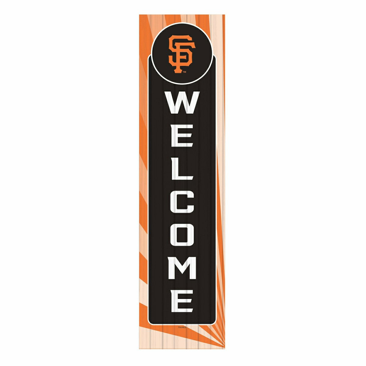 San Francisco Giants, Summer Seasonal Leaner, 46" Single Sided, MLB, Home