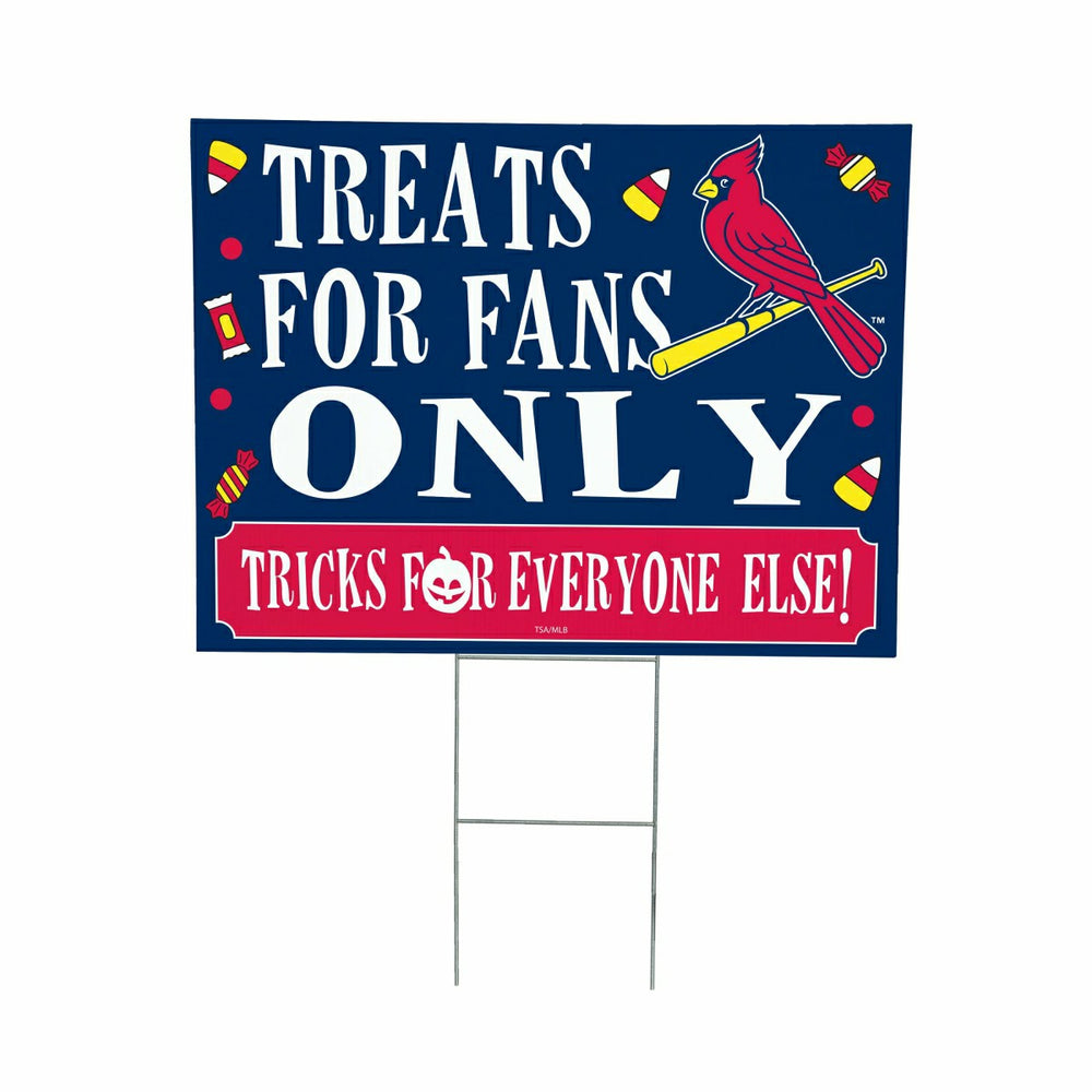 St Louis Cardinals Yard Sign, Halloween Treats for Fans, MLB, Home