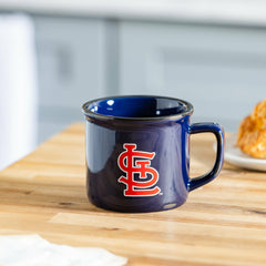 St Louis Cardinals Ceramic Camp Cup with Enamel Finish, 14oz, MLB, Home