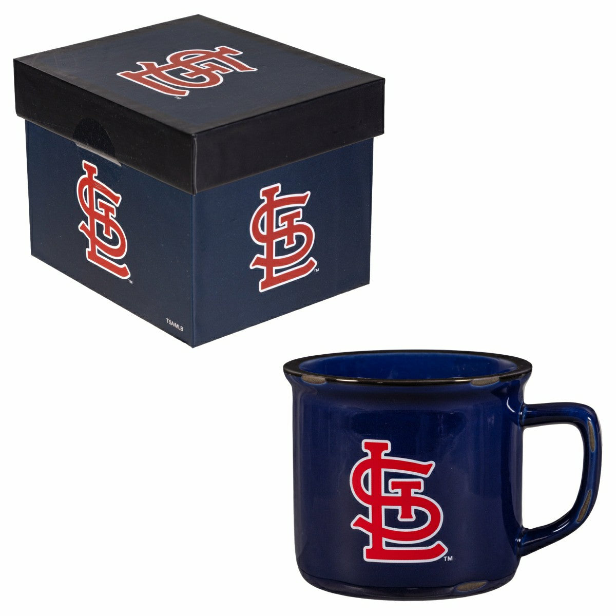 St Louis Cardinals Ceramic Camp Cup with Enamel Finish, 14oz, MLB, Home
