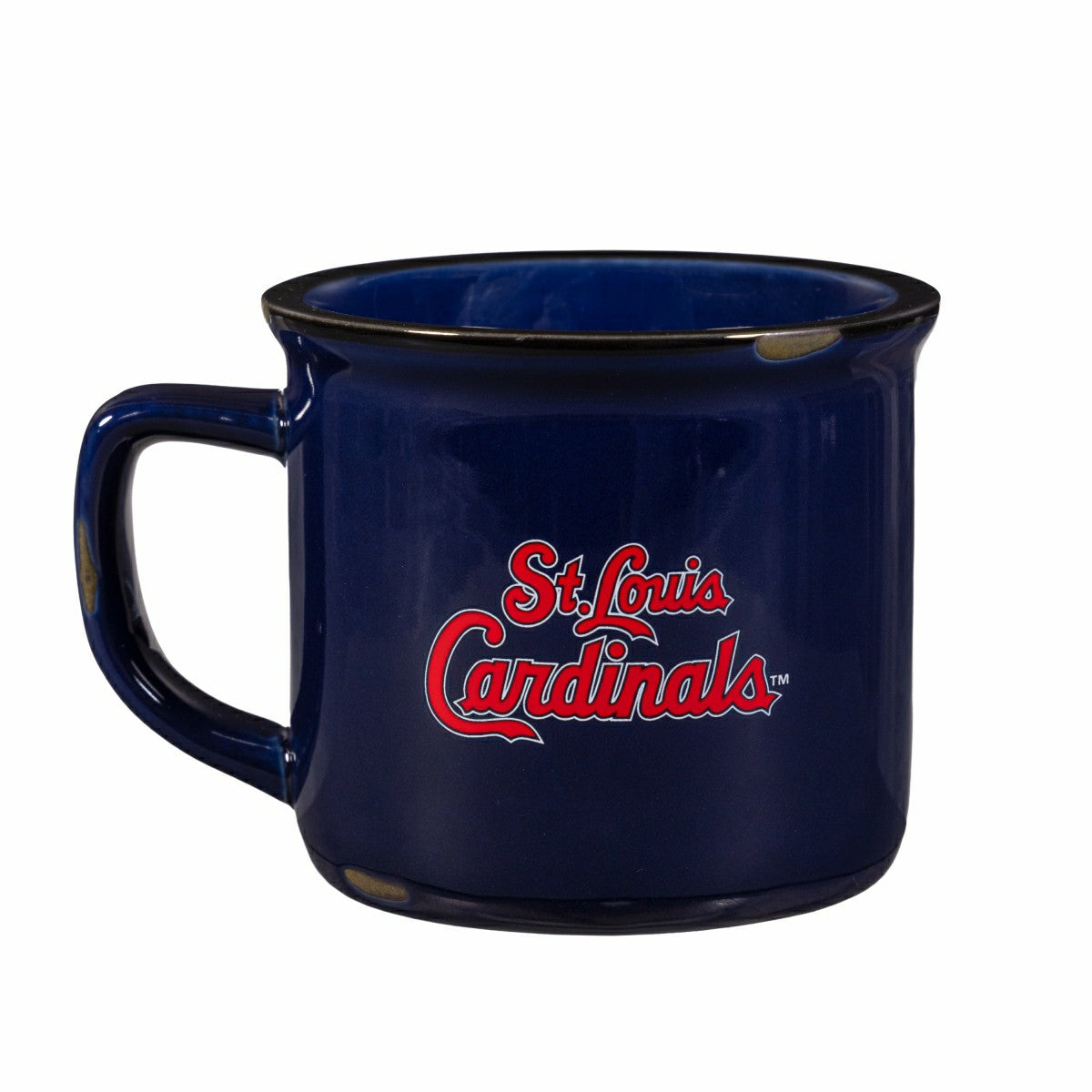 St Louis Cardinals Ceramic Camp Cup with Enamel Finish, 14oz, MLB, Home