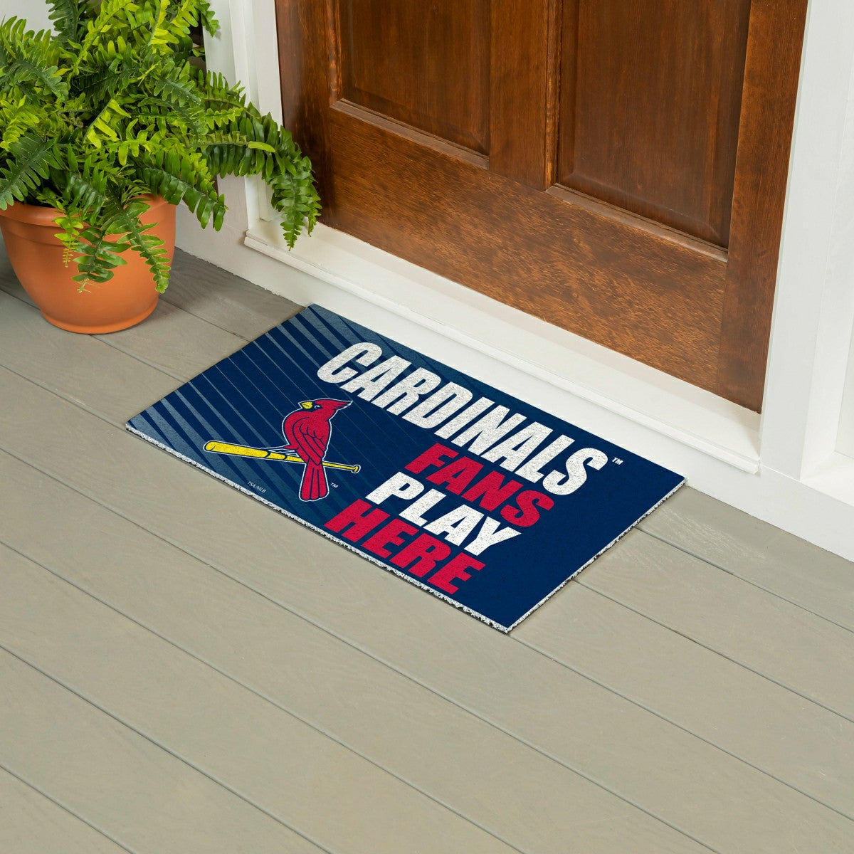 St Louis Cardinals Fan Mat, 28"x16", MLB