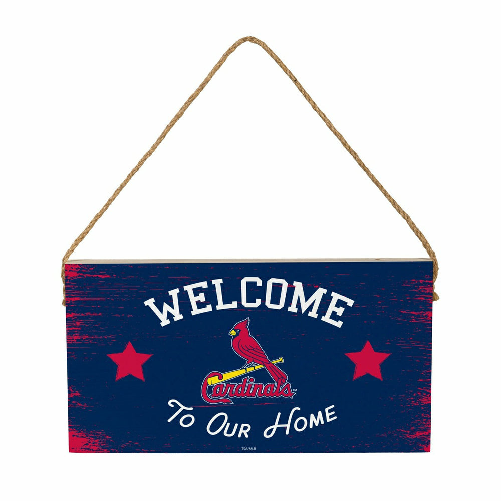St Louis Cardinals Wood Wall Sign, 6x11, MLB, Home