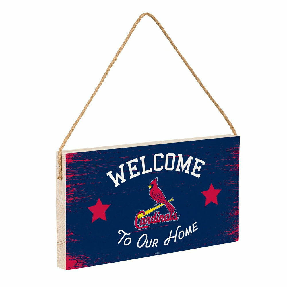 St Louis Cardinals Wood Wall Sign, 6x11, MLB, Home