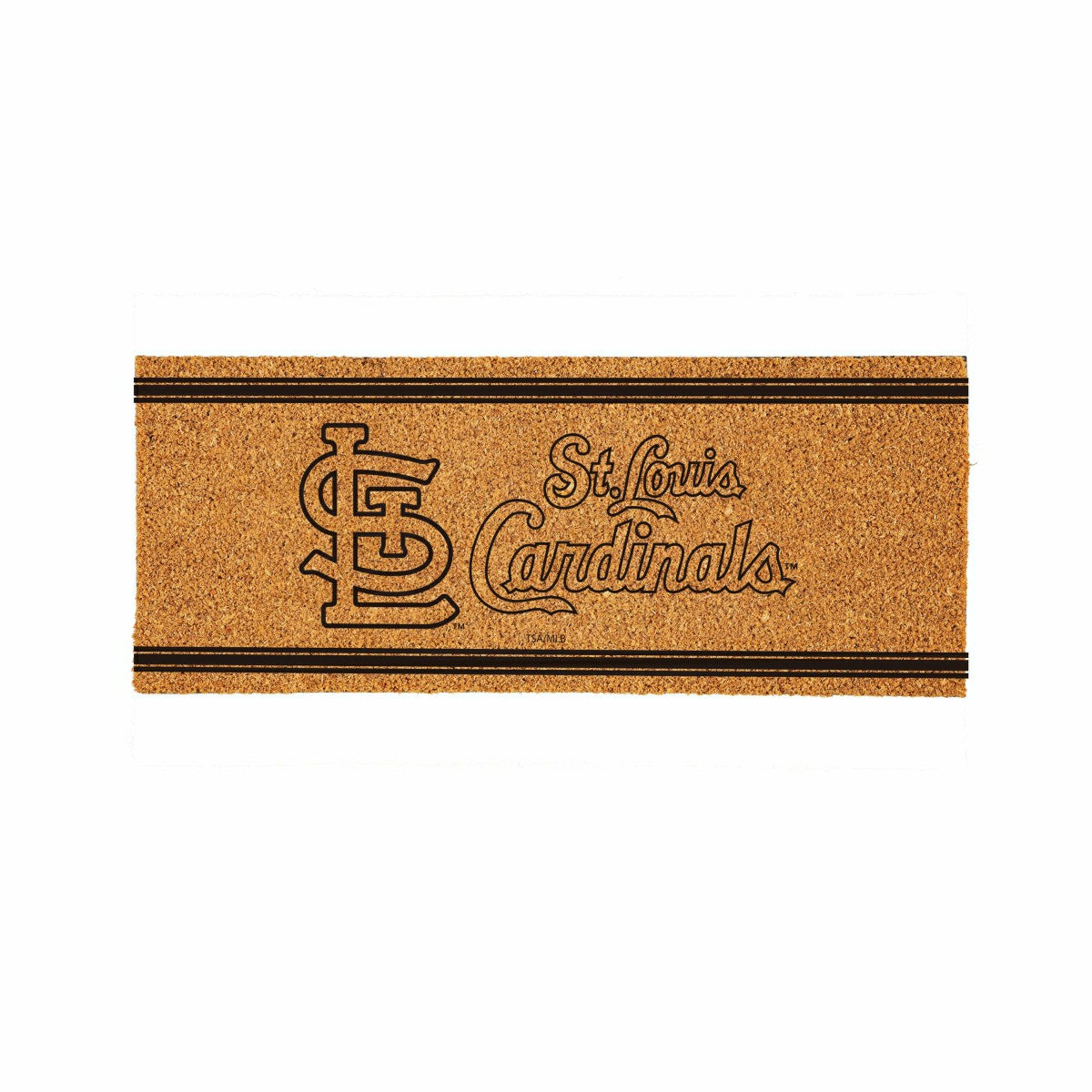 St Louis Cardinals Extra Large One Color Coir Mat, 60"x24", MLB