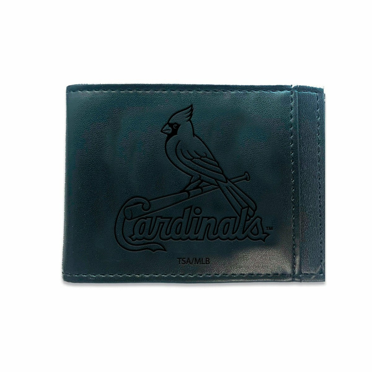 St Louis Cardinals Front Pocket Wallet w/ RFID Blocking Black, MLB, Home