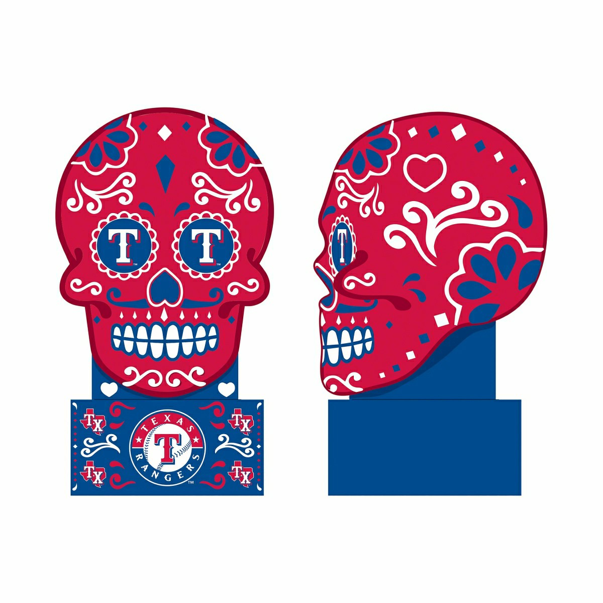 Sugar Skull, Texas Rangers, MLB, Home