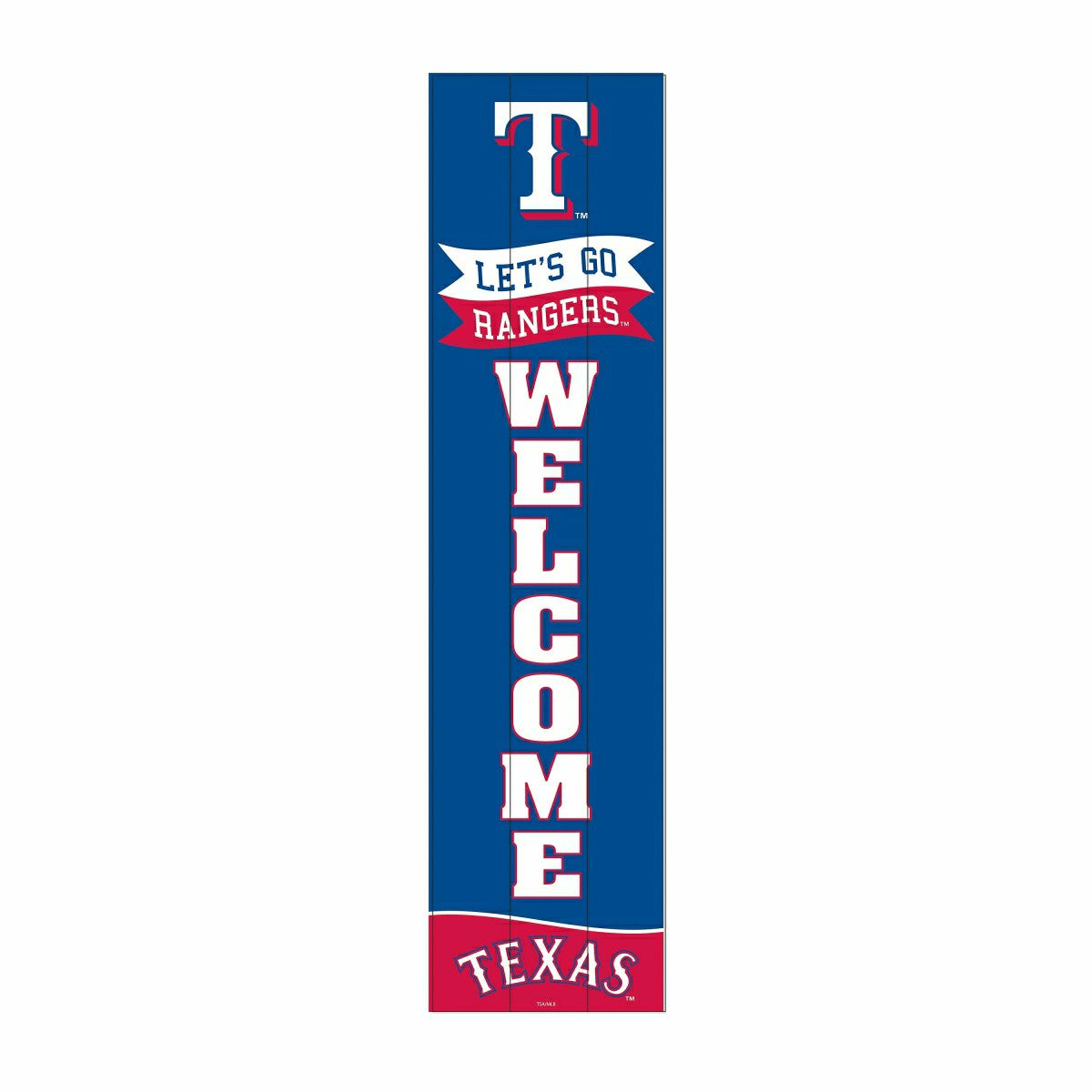Texas Rangers, 46" Leaner, MLB, Home