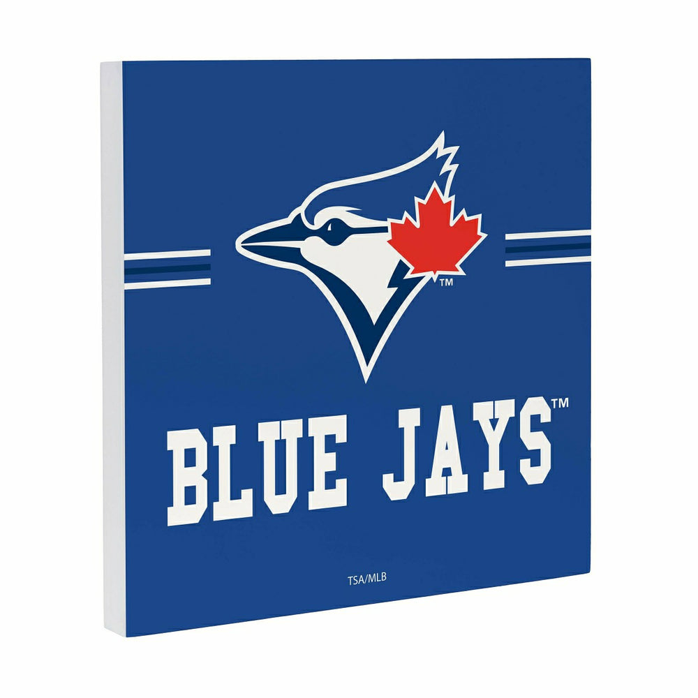 Toronto Blue Jays Wood Wall Sign, 12x12, MLB, Home